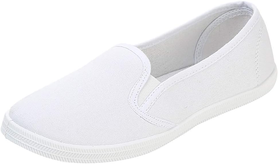 Goddessvan Womens Slip-on Midi Skate Shoes Casual Versatile Comfortable Canvas Flat Casual Shoes