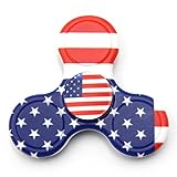 TOLOCO Spinner Fidget Toy Hand Spinner Camouflage,for ADHD EDC Hands Killing Time (S8-Flag)