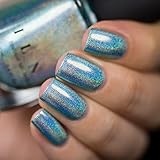 ILNP Aria - Sky Blue Ultra Holographic Nail Polish, Chip Resistant Manicure, Non-Toxic Nail Lacquer, Vegan, Cruelty Free, 12ml