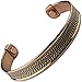 Pure Copper Magnetic Bracelet with Magnets Arthritis Therapy Cuff Wrist Bangle to Heal Mcb4