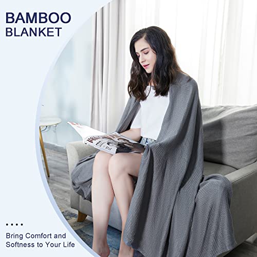 LAGHCAT Cooling Blankets, Summer Bamboo Blankets for Hot Sleeper Night