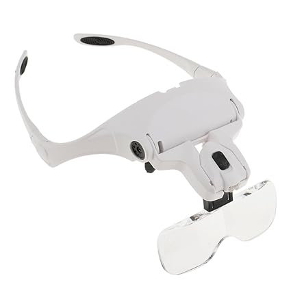 Segolike 5 Lens Headset Magnifying Glass LED Lamp for Eyelash Extension Microblading