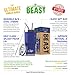 Beast 30 oz Tumbler Stainless Steel Vacuum Insulated Coffee Ice Cup Double Wall Travel Flask (Royal Blue)