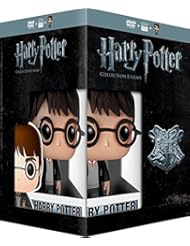 DVD: Harry Potter Collection - 8-DVD Box Set & Harry Potter FUNKO Figurine ( Harry Potter and the Sorcerers Stone / Harry Potter and the Chamber of Secrets / [ NON-USA FORMAT, PAL, Reg.2 Import - France ] - Warner