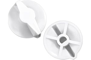 NQEUEPN 2pcs Timer Knob Replacement, Timer Switch Knob Spring Wound Timers for Wall Timer Bathroom Fan Light Compatible with Intermatic