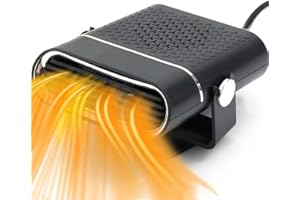 MICLSRS 12V Car Heater That Plugs Into Cigarette Lighter, 150W Dashboard Heater for Car, Fast Heating, for All Kinds of 12Volt Vehicle