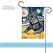 Toland Home Garden 112661 Van Growl-Black Pug Dog Flag 12x18 Inch Double Sided Dog Garden Flag for Outdoor House Black Pug Flag Yard Decoration