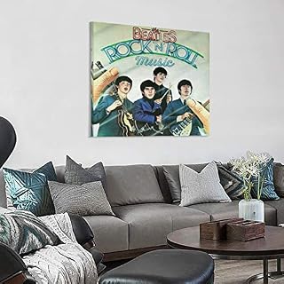 XYDQ Poster sur toile The Beatles Rock N Roll Musique Art mural Impression moderne Décoration de chambre de famille 60 x… - Les Beatles, Paul McCartney, John Lennon, RIngo Starr, George Harrison XYDQ Poster sur toile The Beatles Rock N Roll Musique Art mural Impression moderne Décoration de chambre de famille 60 x… – Image 3