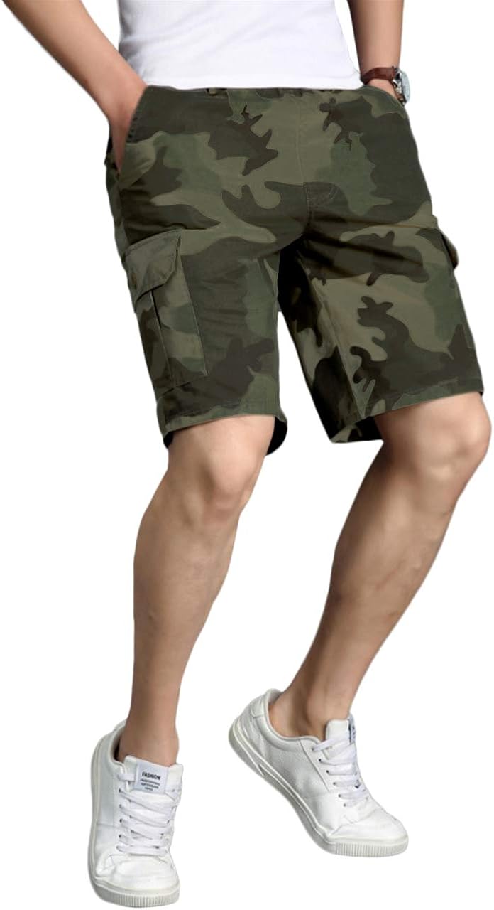 Amazon エスアンドワイ 4カラー 迷彩 ハーフパンツ 短パン ボトムス 柄パンツ メンズ Xl 4xl タイプbグリーン Xxs ショートパンツ 通販