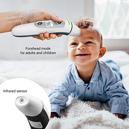 Infrared Ear and Forehead Baby Digital Thermometer NonContact LCD