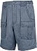 Hook & Tackle® Beer Can Cargo | Cotton | Cargo Pocket | Fishing Short (42, Marina Blue)