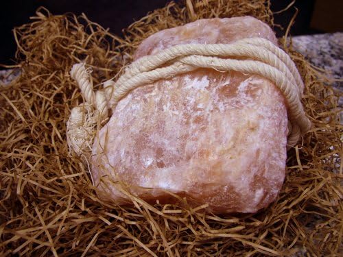Salt Traders Pink Himalayan Animal Salt Lick with Rope: Full of The Essential Trace Minerals and Vitamins Your Horses and Cows Need to be Healthy!