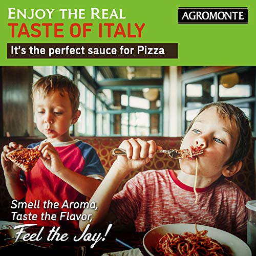 Agromonte Authentic Italian Cherry Tomato Pasta Sauce with Basil - Taste of Italy Gourmet Foodie and Chef Gift - Ready to Use, Certified Kosher, Gluten-Free, All Natural 11.64oz (2 pack)