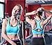 Lataly Womens Racerback Sports Bras Seamless High Impact Support Workout Yoga Bra
