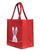 H&B Shopping Bag - Red, Rabbit-RD