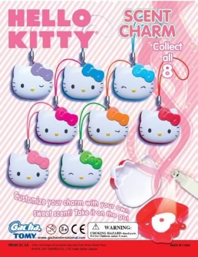 Hello Kitty Scent Charm Set of 8 Vending Toys - Capsule Toys