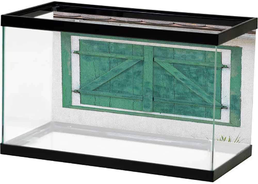 homecoco Image Decor Country,Painting of a Park in Autumn Fall with Pale Golden Leaves Harmony Nature Print, Yellow Brown Non-Toxic