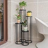 Shelf & Display Stand, 3 Layers of Wrought Iron