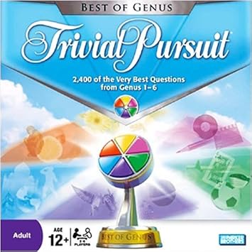 Trivial Pursuit Best Of Genus Edition Board Game