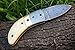 DKC Knives (20 5/18) DKC-43 WHITE THUMB Damascus Steel Folding Pocket Knife 3.5