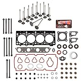 Evergreen HSHBIEV5033-2 Head Gasket Set Head Bolts Intake Exhaust Valves Fits 02-05 Chrysler Dodge Plymouth 2.0L ECB