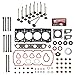 Evergreen HSHBIEV5033-2 Head Gasket Set Head Bolts Intake Exhaust Valves Fits 02-05 Chrysler Dodge Plymouth 2.0L ECB