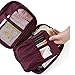 Jiaruo multi-function travel cosmetic bag waterproof Makeup bags (floral pink)