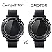 [6 Pack] OMOTON Screen Protector for Samsung Galaxy Watch 3 (41mm) /Galaxy Watch (42mm) / Gear Sport/Gear S2 - Tempered Glass Screen Protector [Full Coverage] [Bubble Free] [Scratch Resistant]