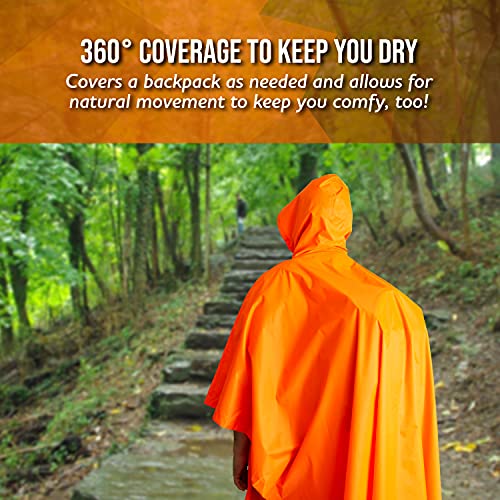 Waterproof Lightweight Rain Poncho For Backpacking, UK | Ubuy