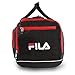 Fila Cypress Small Sport Duffel Bag, Black/Red, One Size