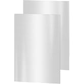 2PACK 304 Stainless Steel Sheets, 4 x 8 x 1/8 inch (10 Gauge) Thickness Stainless Steel Plates Stainless Steel Shim Plates Metal Sheets for Kitchen DIY Craft Making