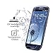 TANTEK [2-Pack Screen Protector for Samsung Galaxy S3,Tempered Glass Film,Ultra Clear,Anti Scratch,Bubble Free,Case Friendly