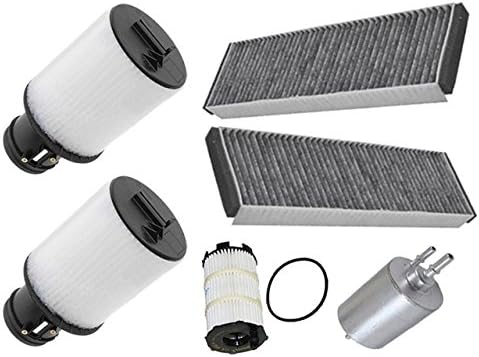 for Audi R-8 5.2 (10-12) Air Oil Fuel Cabin Filtration KIT (6 pcs)