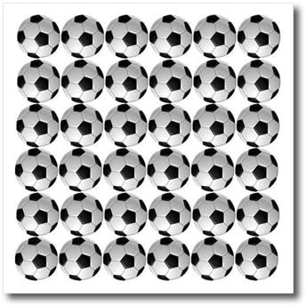 Sandy Mertens Soccer Ball Pattern Iron on Heat Transfer Paper, 8 by 8-Inch