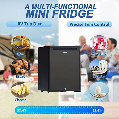Smad Compact Mini Fridge Quiet No Noise Absorption Refrigerator With