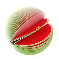 UDTEE 3PCS Cute/Creative/Practical Watermelon-shaped Fruit Sticky Note