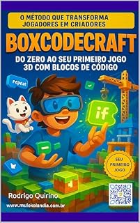 Livro BoxCodeCraft: Do zero ao seu primeiro jogo 3D com blocos de código (Mulekolândia - Escola de programação)