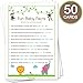 Baby Shower Games for Boy or Girl - Set of 5 Activities for 50 Guests - Pack of 250 Cards - Baby Shower Supplies - Safari Jungle Zoo Animals
