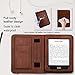 AUAUA Kindle Paperwhite Case -with Card Slot Hand Strap PU Leather Cover Perfectly Fit All-New Amazon Kindle Paperwhite (Fits All 2012, 2013, 2015 and 2016 Versions) (Card Slot,Brown)