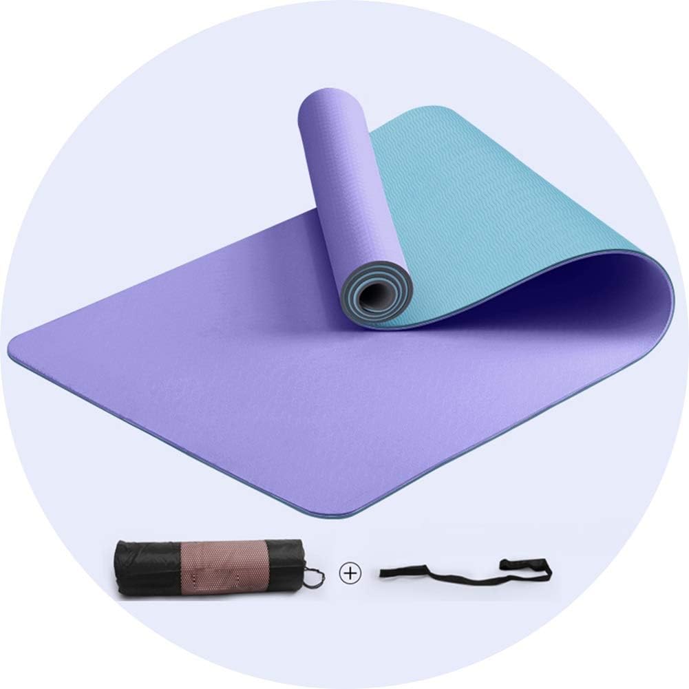 Yoga mat WGXYQ Fitness Mat Soft NonSlip Home Use Thickness
