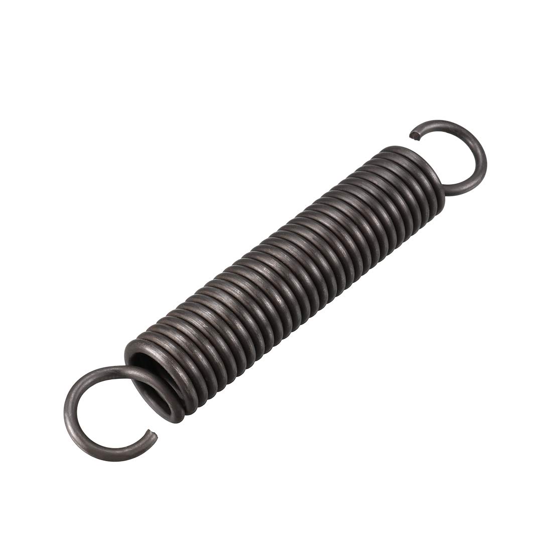sourcingmap Extension Spring - 2.5mm Wire Dia , 18mm OD , 110mm Free Length Spring Steel Small Dual Hook Tension Spring โ image 1