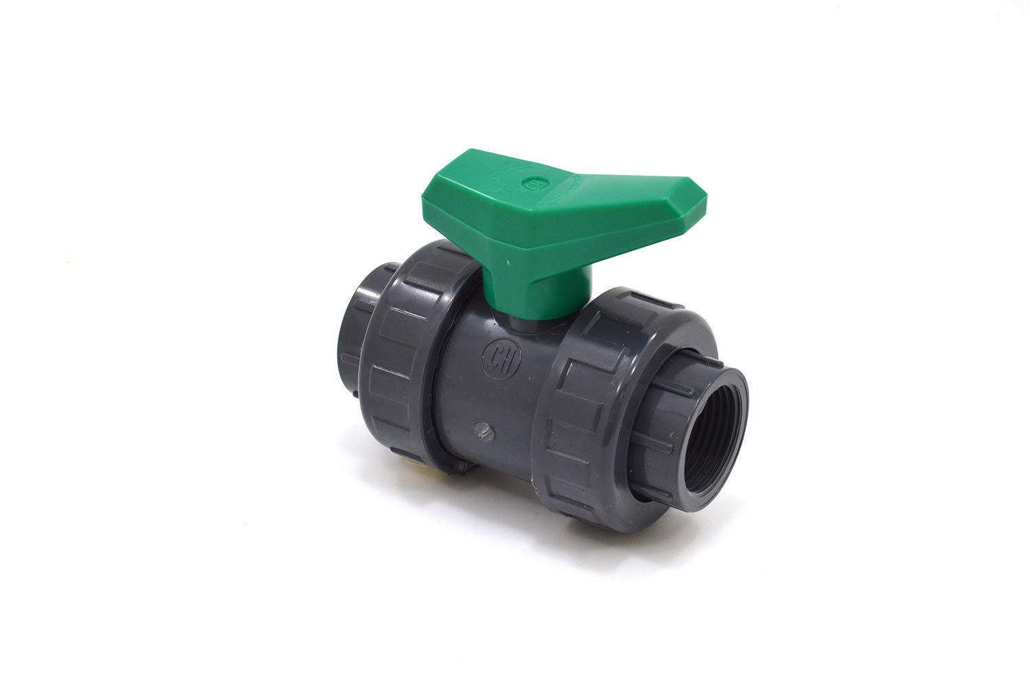 S&M 726606 Ball Valve Removable Thread H-H 1/2", Black