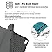 2019 iPad pro 10.5 Case with Pencil Holder for iPad Air 3rd Gen Cover/ipad pro10.5 inch 2017 and Multiple Viewing Angles Stand,Shockproof Soft TPU Cover+ Auto Sleep/Wake+Pocket (Blue)