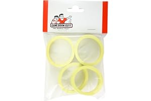 Game Room Guys Pinball Flipper Rubber - Yellow - Set of 4
