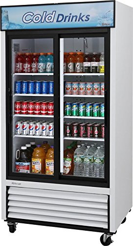 Turbo Air TGM-35R-N, 2 Door, Glass Slide Door Refrigerator