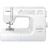 Janome HD5000 Heavy-Duty Sewing Machine for Beginners - Portable Mechanical Sewing Machines with Accessories and Cover, Leather Stitching Machine for Hemming, Clothes, Jeans, Quilting, Upholstery