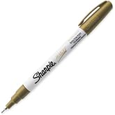 Sharpie&reg; Paint Markers, Extra Fine Point, Metallic Gold Ink
