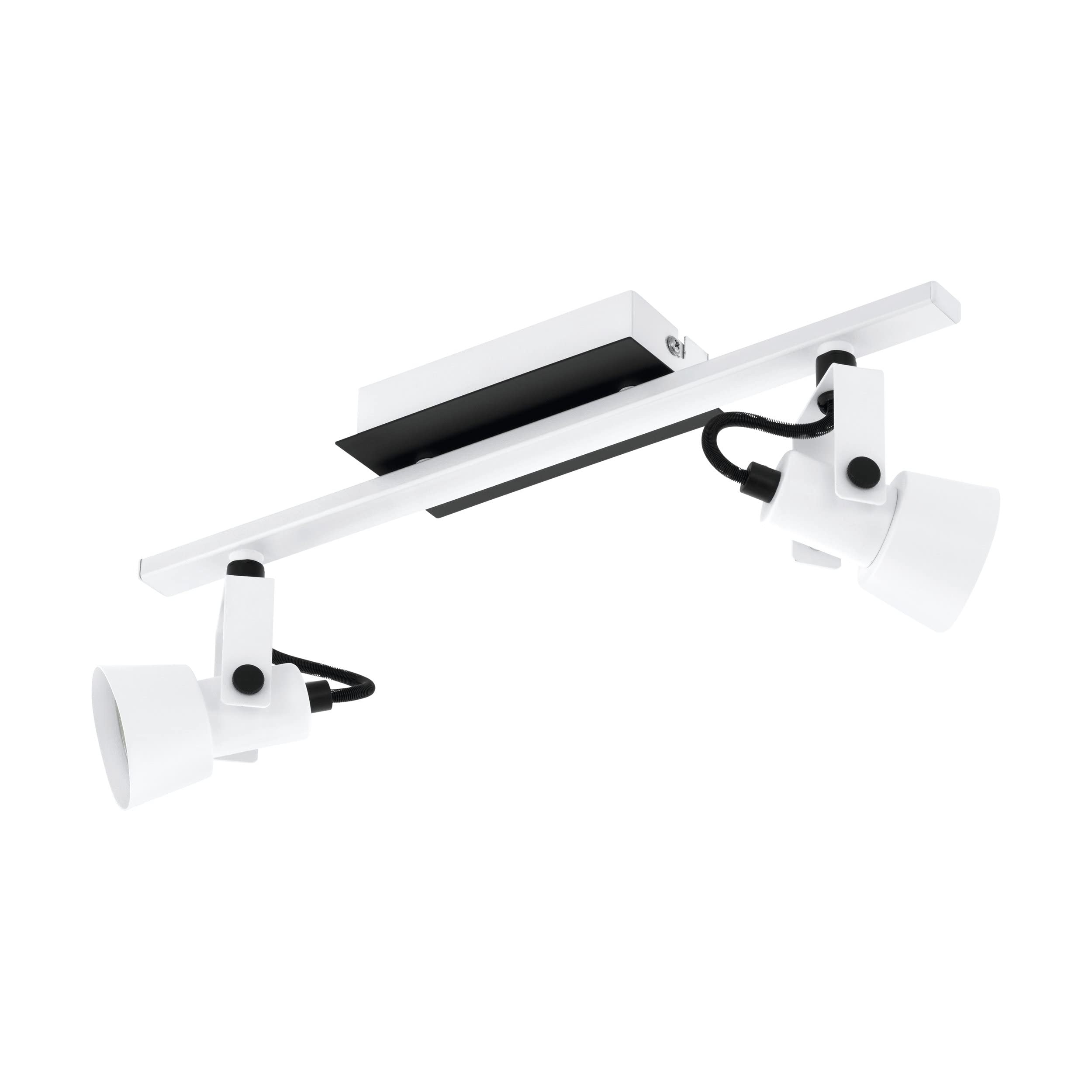 EGLO 97372 Spotlight from the Trillo Series Made of Steel in White, Black