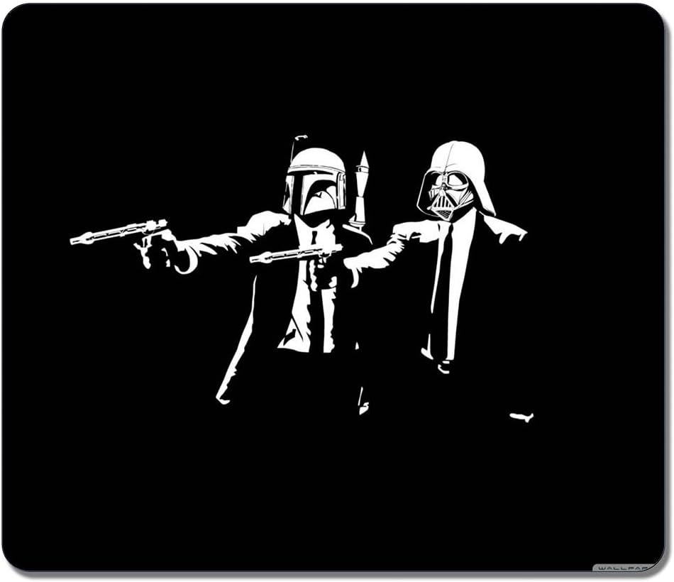 Gaming Mouse Pad, Large Mouse Mat 12.87x11.02x0.15 IN, Customizable Star Wars Pulp Fiction Natural Eco Rubber Oblong MousePad Computer Desk Stationery Accessories Mouse Pads For Gift