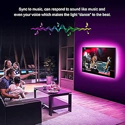 Tasmor LED Strip Light Music Sync 16.4ft, USB